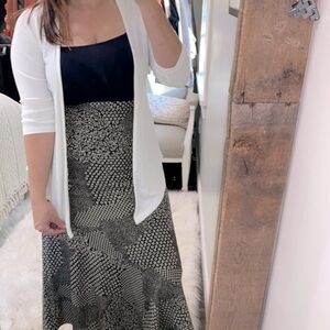 White knit cardigan new with tags size medium